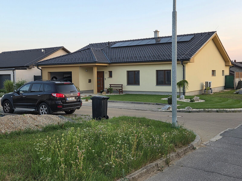 nové domy v Kozojídkách